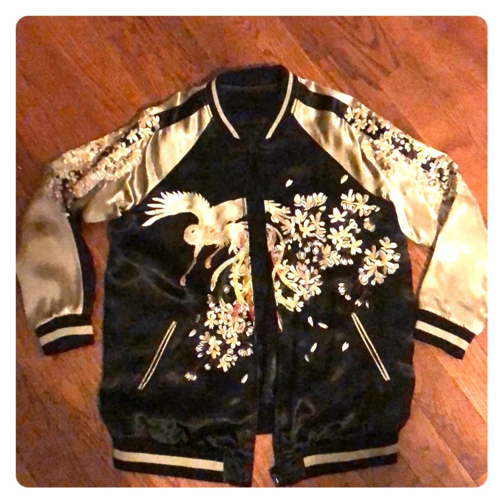 Rare Zara Reversible Bomber Jacket